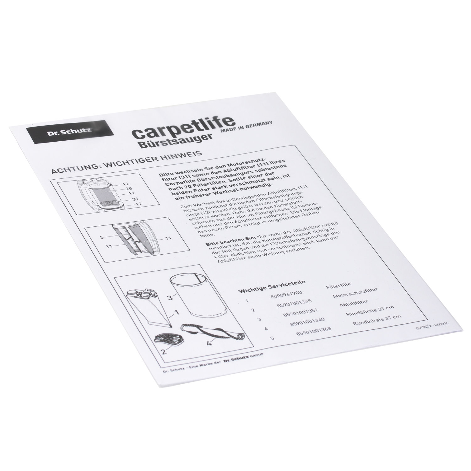 Carpetlife Bürstsauger 310 oder 370
